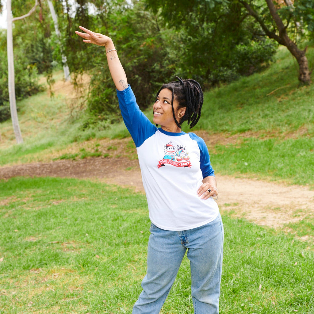 Paul Frank Kid's Blue Raglan T-Shirt