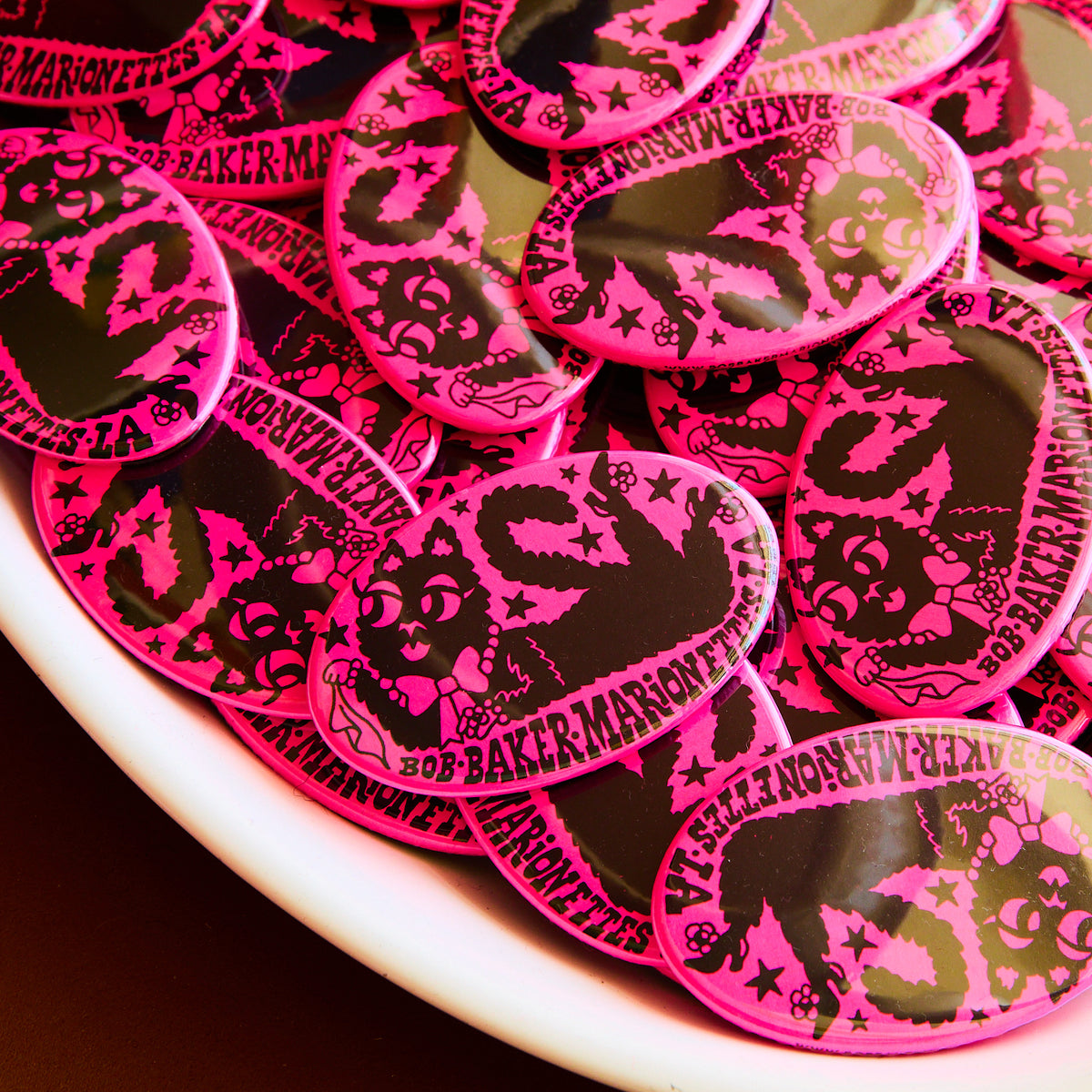 Black Cat Pinback Button