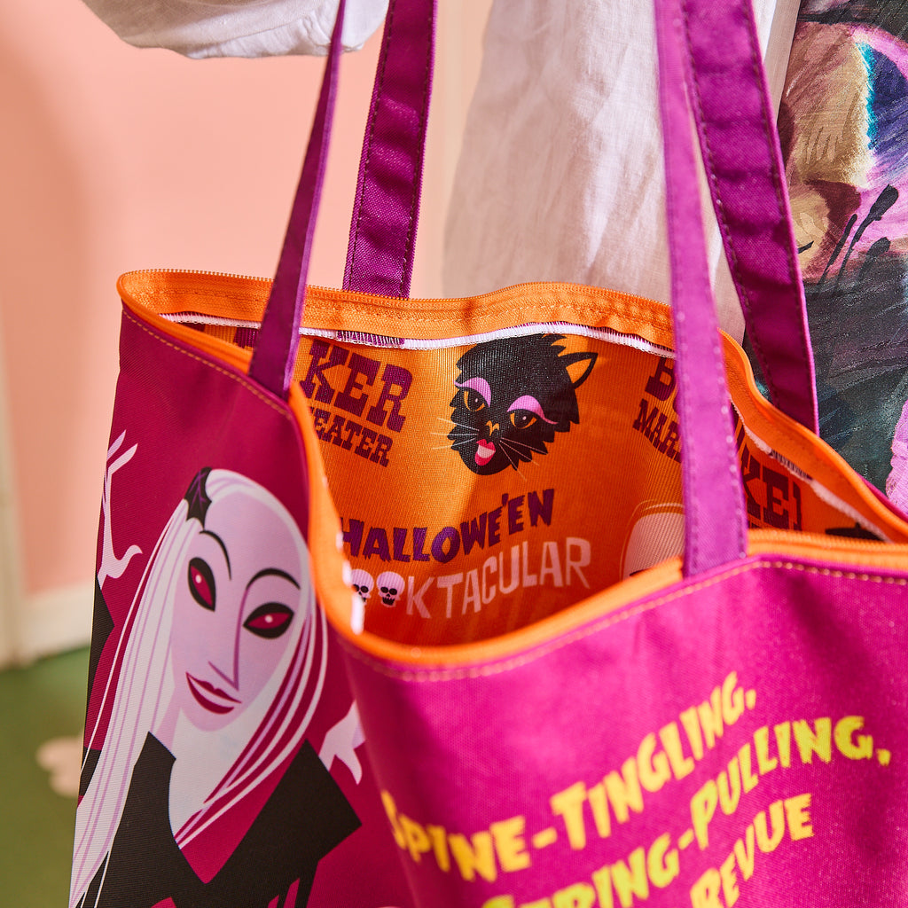 Shag Spooktacular Zippered Tote