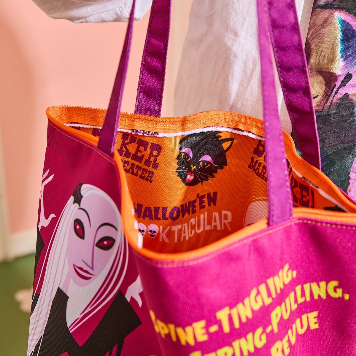 Shag Spooktacular Zippered Tote