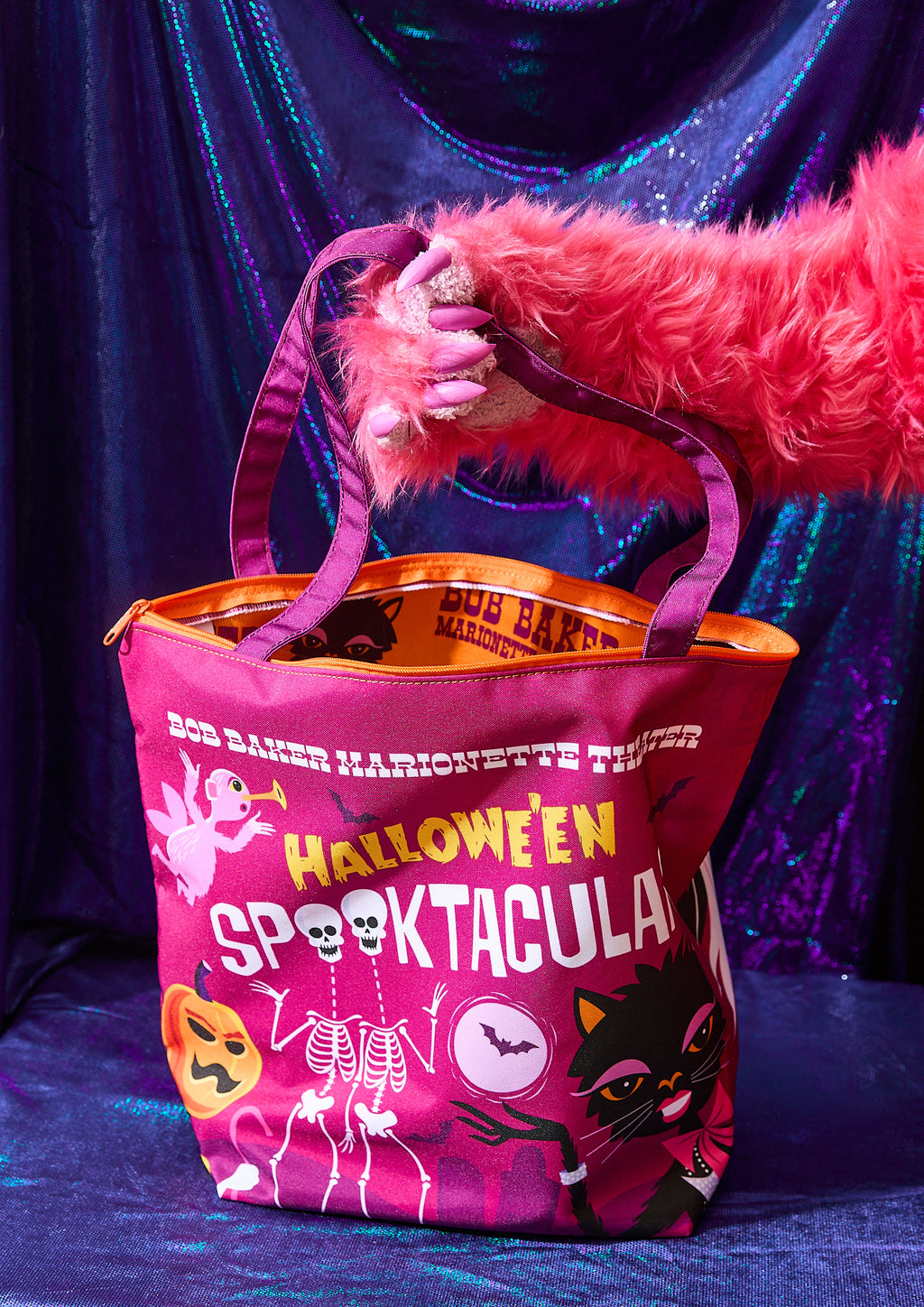 Shag Spooktacular Zippered Tote