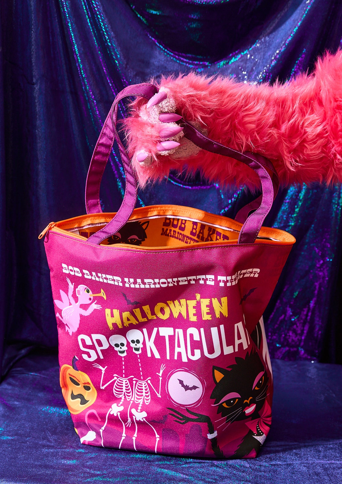 Shag Spooktacular Zippered Tote