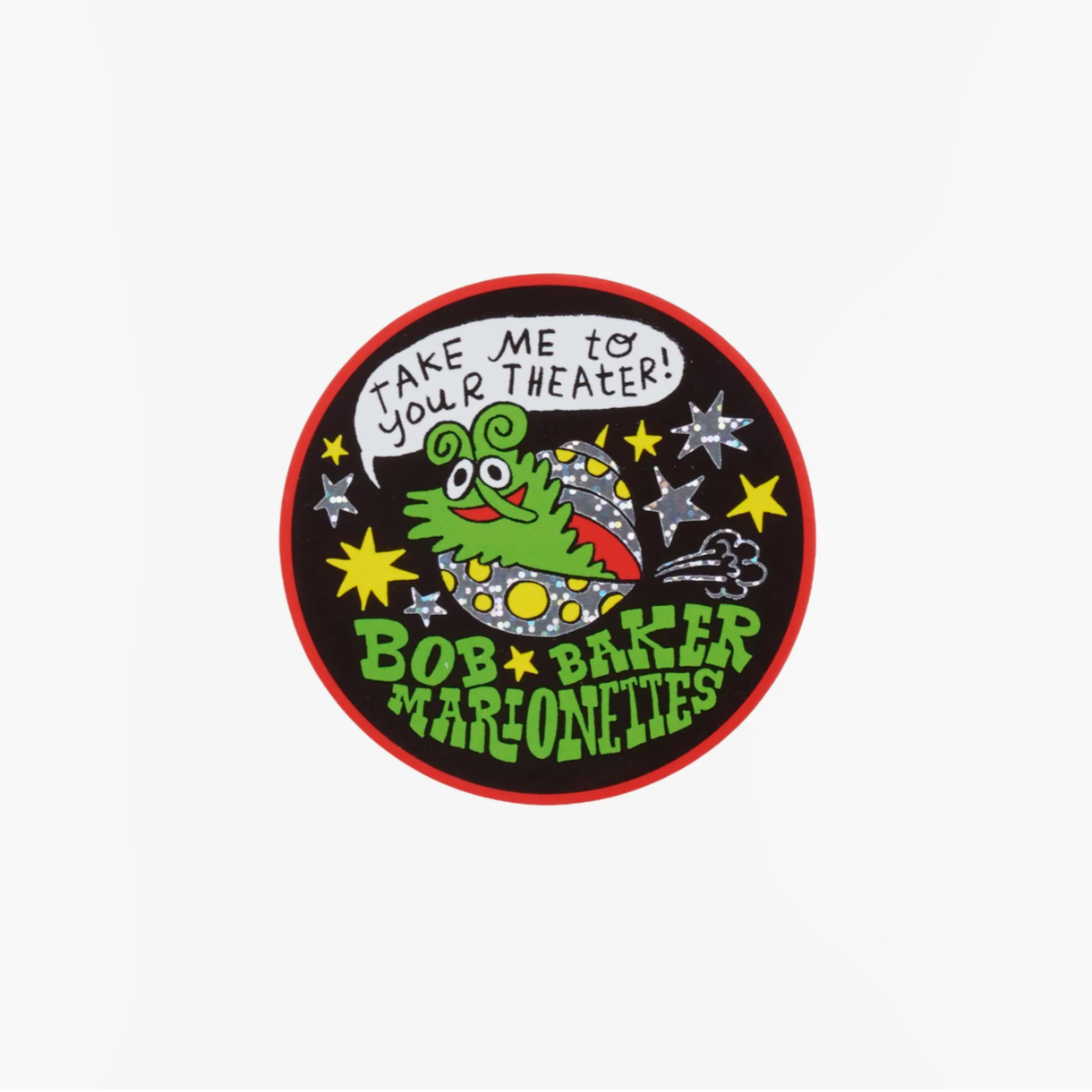 Hand Saucer Sticker