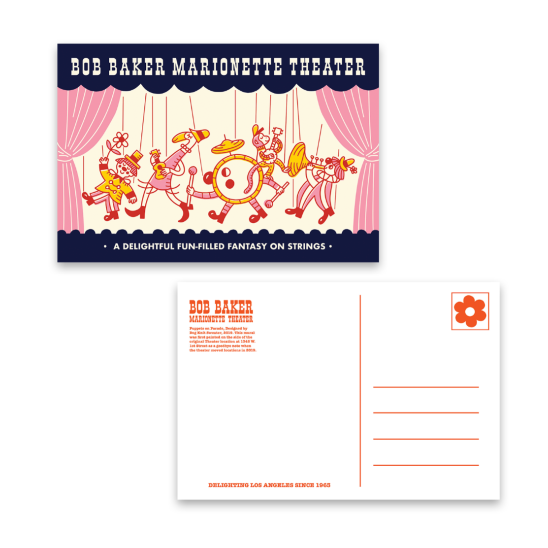 Bob Baker Marionette Theater Postcards