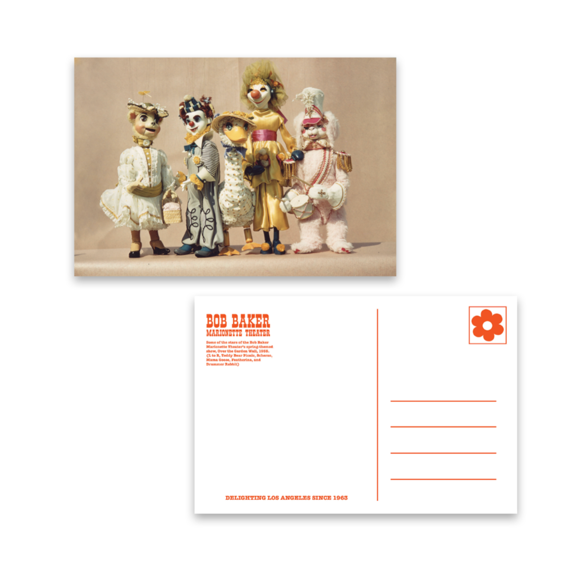 Bob Baker Marionette Theater Postcards