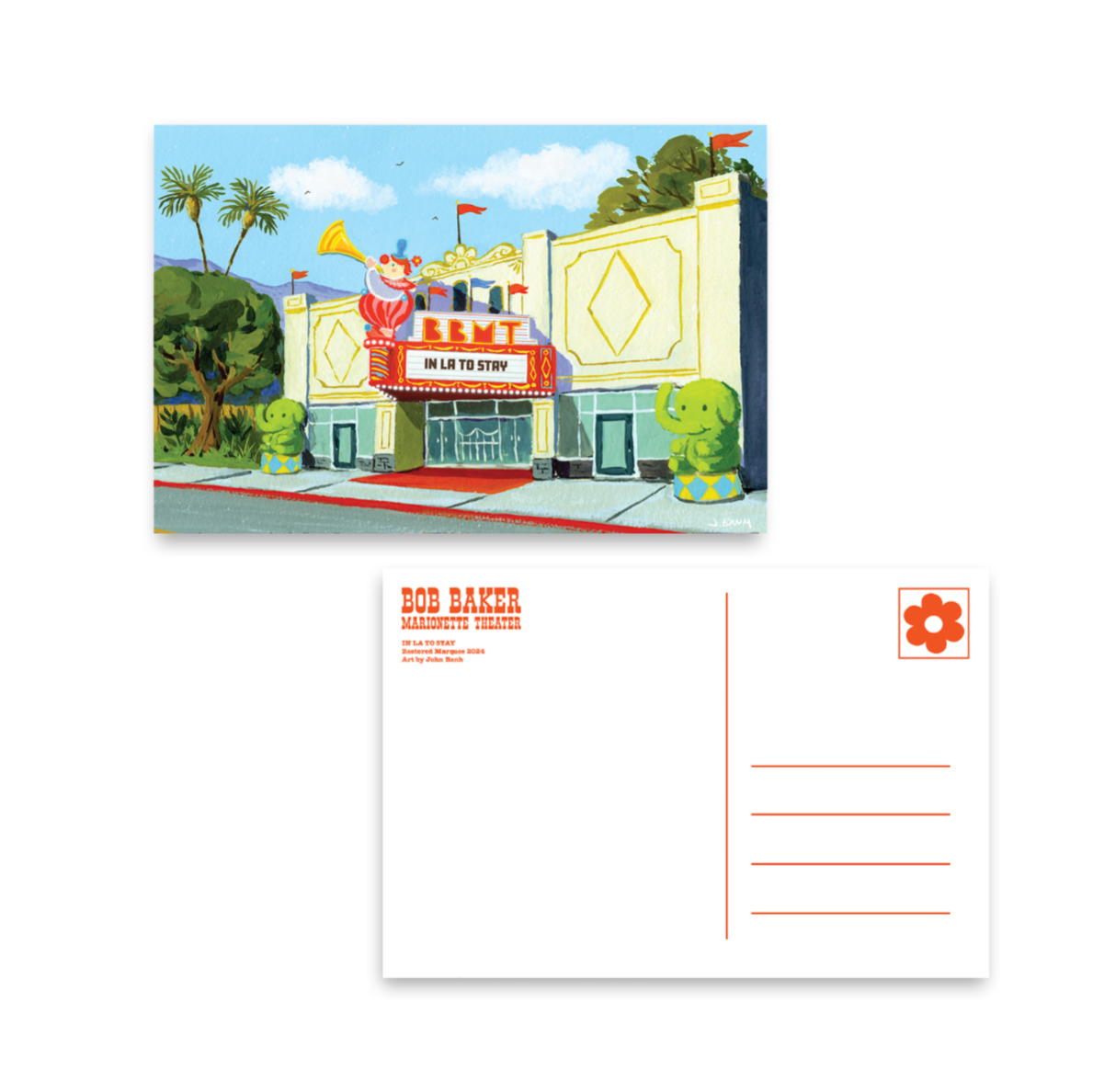 Bob Baker Marionette Theater Postcards