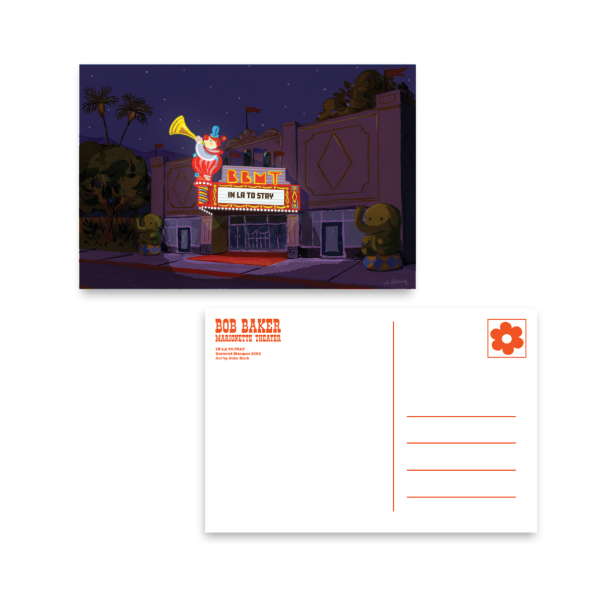 Bob Baker Marionette Theater Postcards