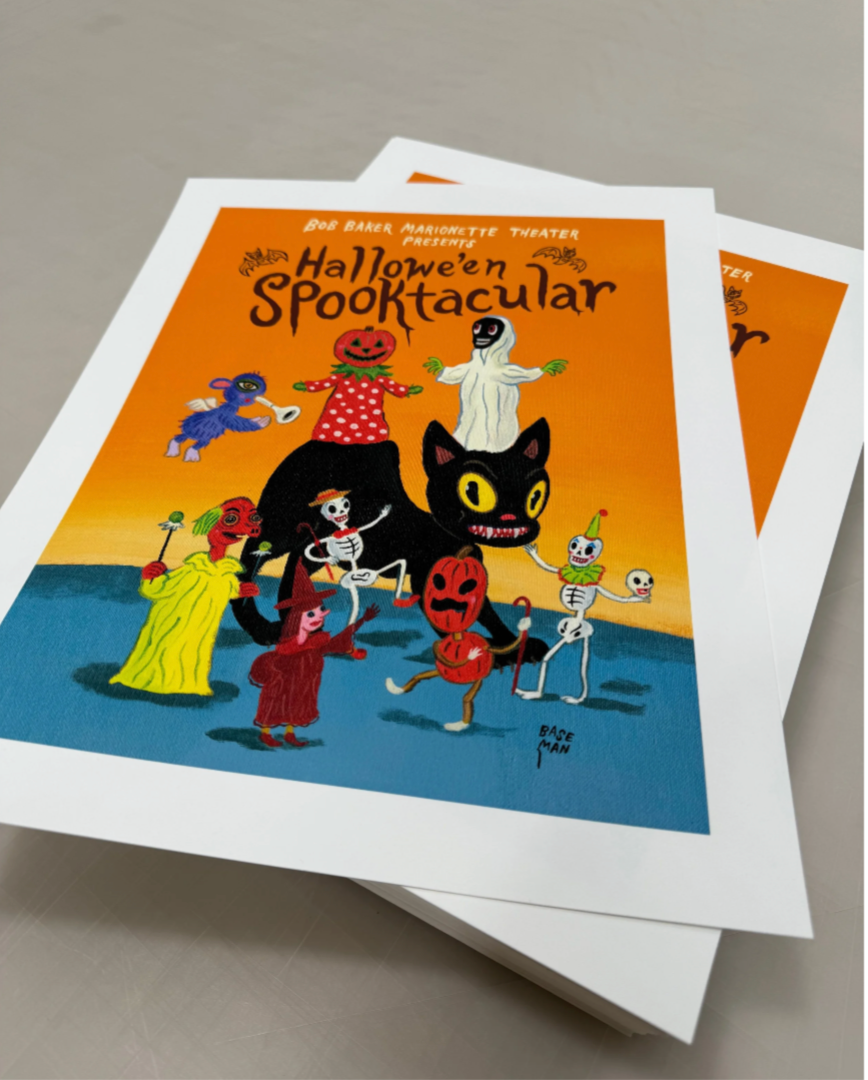 Gary Baseman Fundraiser Spooktacular Art Print - Signed