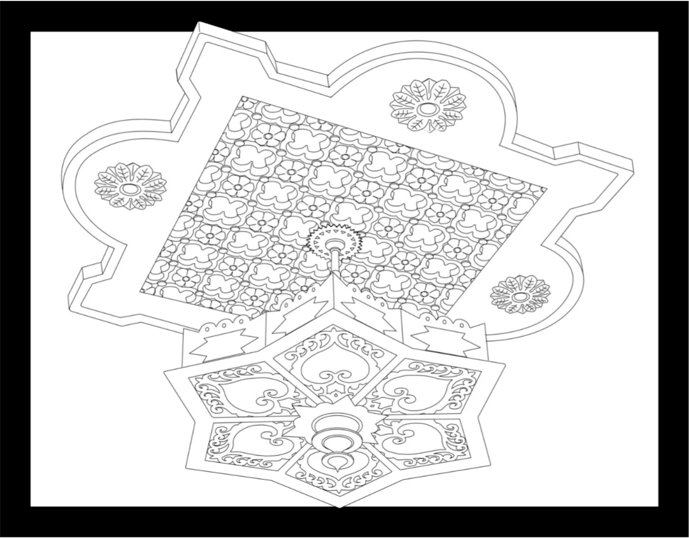 Historic Theaters: Tower Theater Coloring Book