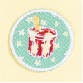 Ice Cream Cup Iron-on Patch