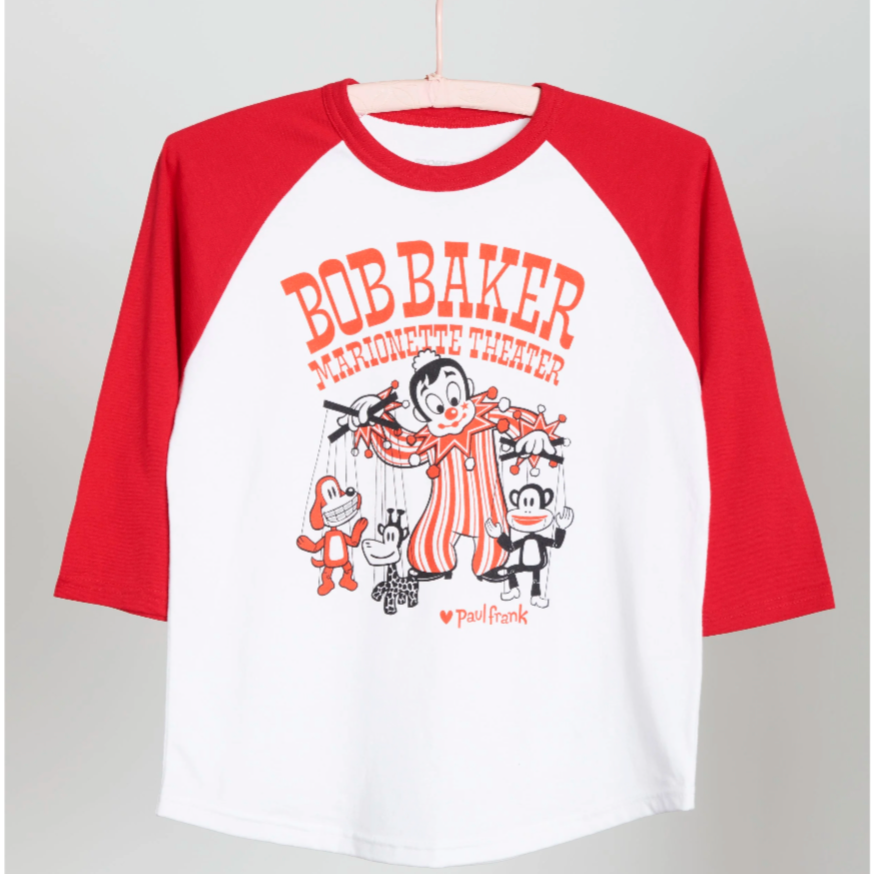 Paul Frank Kid's Red Raglan T-Shirt