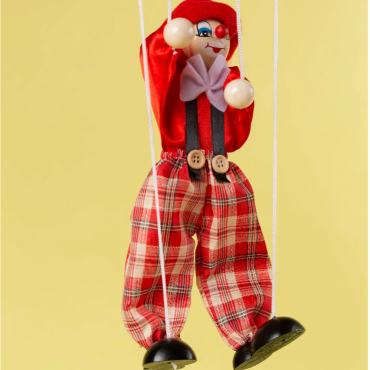 Toy Clown Marionette