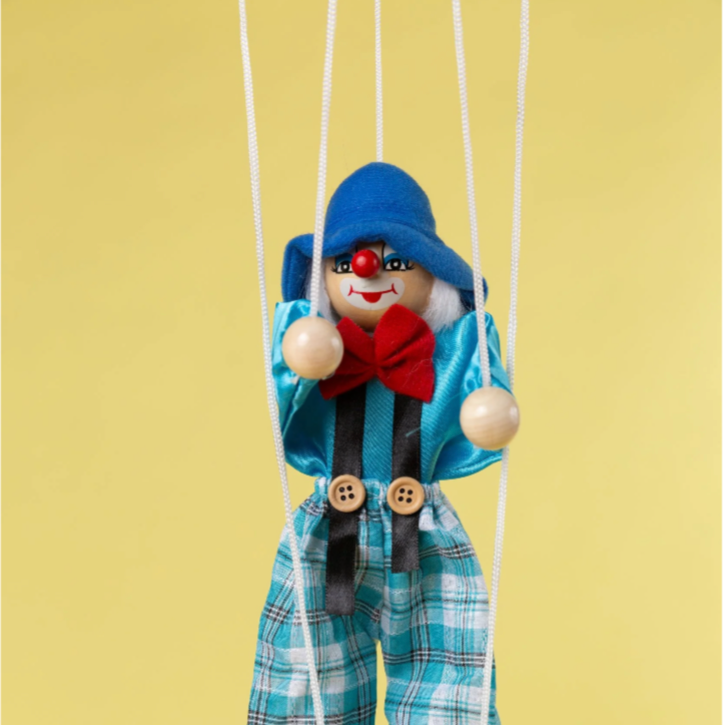 Toy Clown Marionette