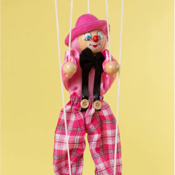 Toy Clown Marionette