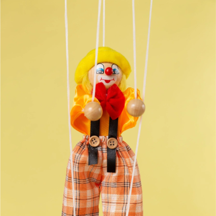 Toy Clown Marionette
