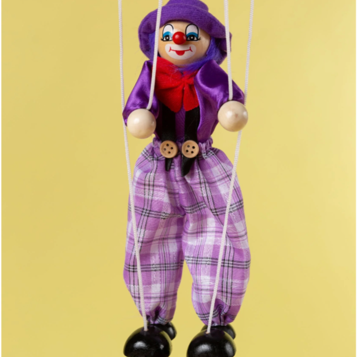 Toy Clown Marionette
