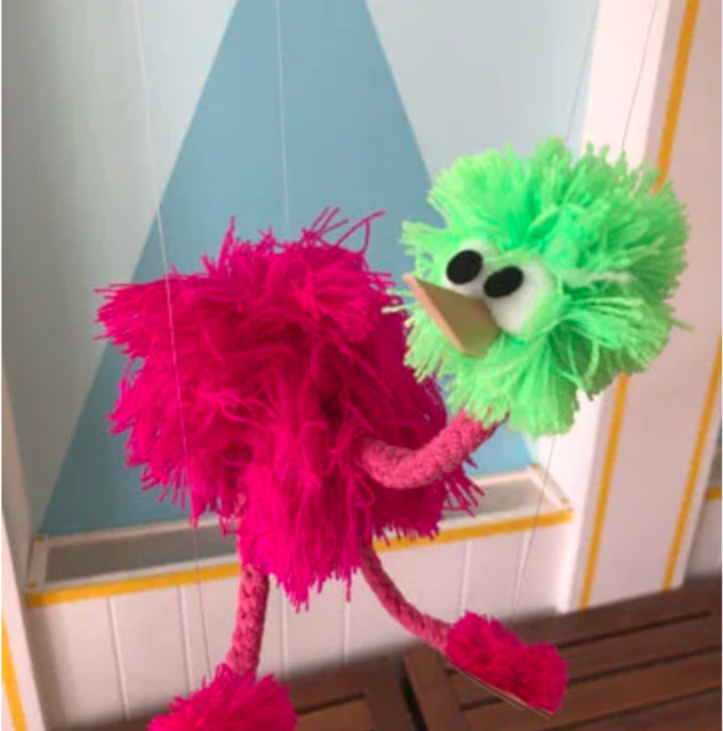 Toy Bird Marionette