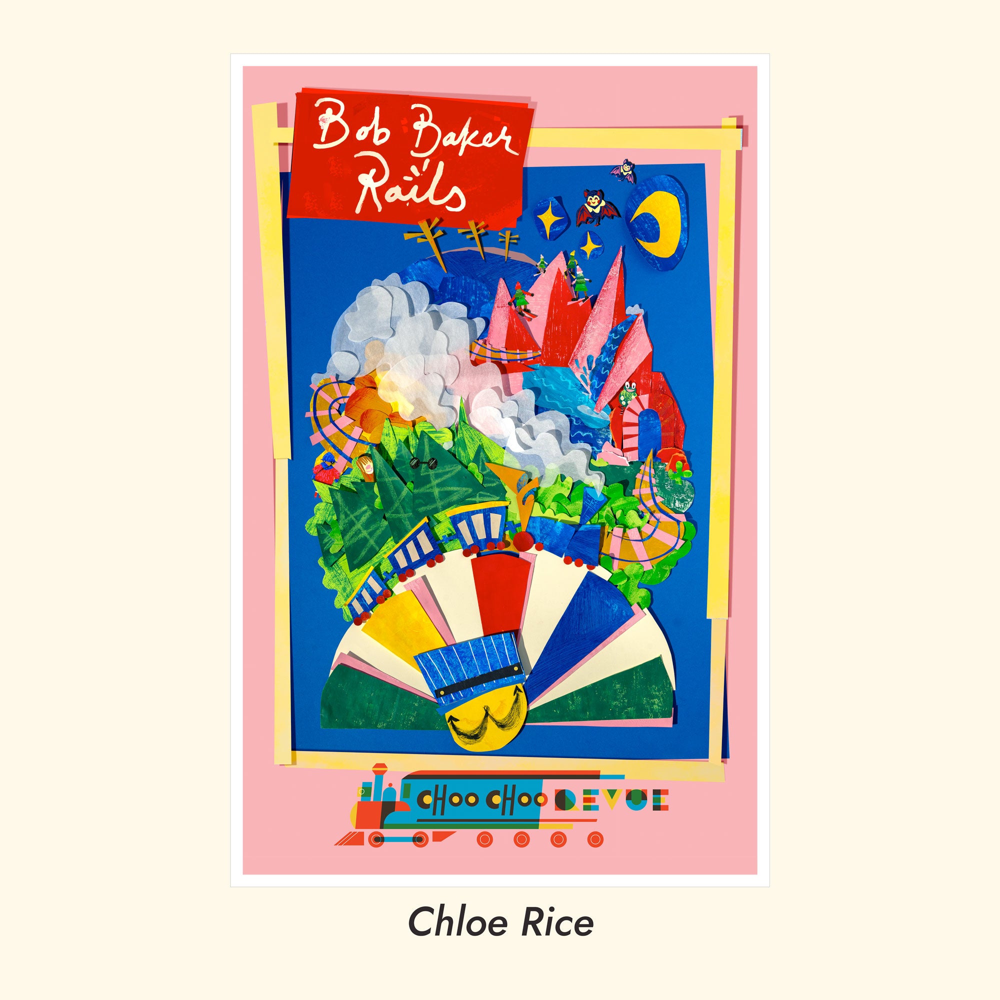 Bob Baker Rails Travel Poster
